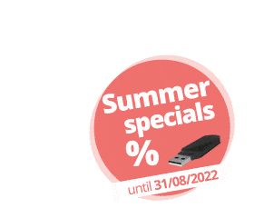 Summer specials with free USB drive or free return shipping